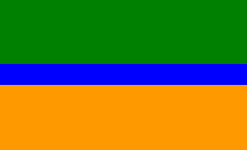 Flag of Makarovsky (Makarivsky) raion